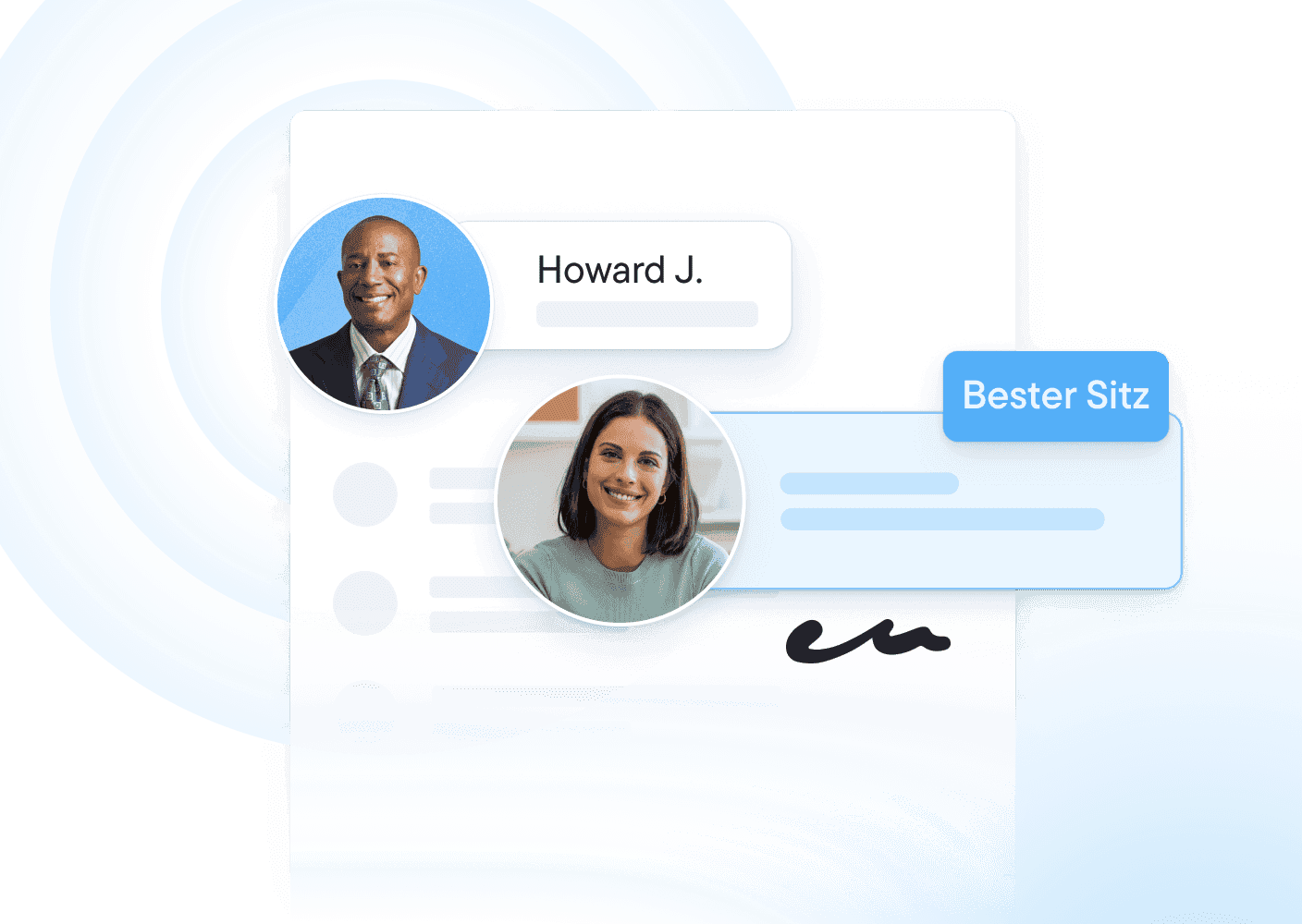 Erzählen Sie uns von sich selbst