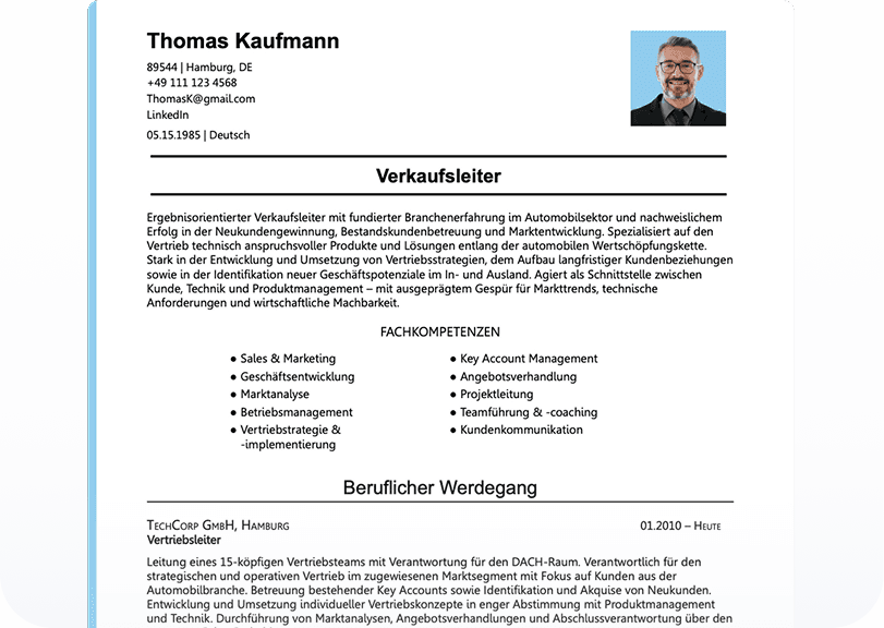 feature image for Personalisierte Bewerbungsunterlagen
